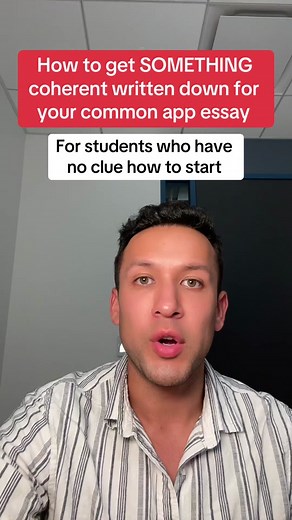 How to start your common app essay #classof2025 #college #collegeapps #collegeapplications #collegeadmissions #collegetok