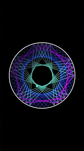 The Art of Ratio: 1:2:4 Elastic Collision (Perfectly Synced) #satisfying #simulation #coding