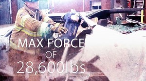 Ready, set, ram. With the HURST Jaws of Life R421 E2 Ram. | HURST Jaws of Life