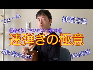 How to be the expert to play fast passage - Mandolin Diary Day 19