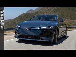 2025 Audi A6 Sportback e-tron quattro | Plasma Blue | Driving, Interior, Exterior (US Spec) [4K]