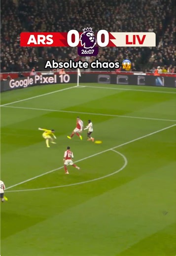 Arsenal make a rare mistake… and they escape by inches 😬 #PremierLeague