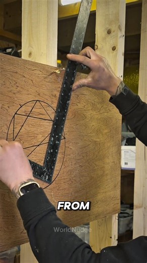 The Smartest Way to Locate the Perfect Center of Any Circle #diy #construction #didyouknow #facts
