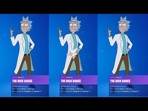 FORTNITE THE RICK DANCE (1 HOUR)