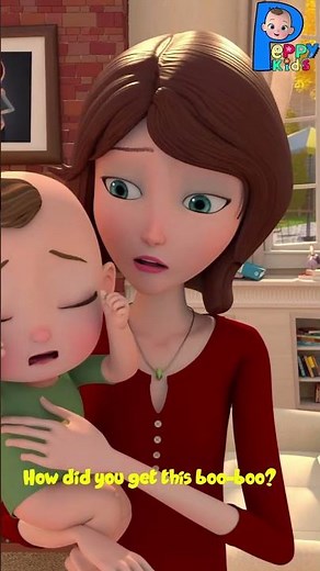 Baby Got Hurt | The Boo Boo Song | Peppy Kids Nursery Rhyme #shorts