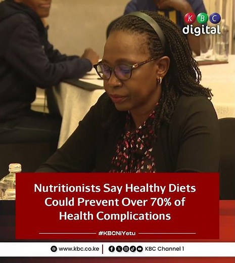Nutritionists say healthy diets could prevent over 70% of health complications