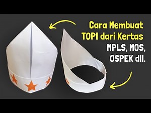 How to Make a Cool Hat from Cardboard for MPLS / MOS / OSPEK