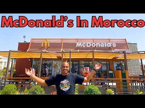 Eating McDonald's in Agadir, Morocco 🇲🇦 BLEW OUR MINDS! (Exclusive Menu Items)