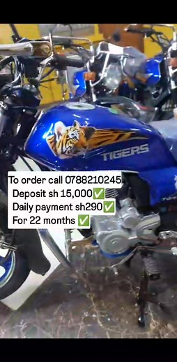 83 shares | �Call 0788210245 @everyone SECOND HAND MOTORBIKES.With a minimum Deposit ksh 15,000/= DAILY PAYMENT@150/= Period@22 months @everyone Let's make your order �0788210245 REQUIREMENTS OF ORDERING A MOTORBIKE ON LOAN 1 ORIGINAL ID � 2 KRA PIN � 3 ONE GUARANTEE � 4 DEPOSIT � CONTACT US THROUGH THIS NUMBER 0788210245 | Moses Mwalimu | Facebook