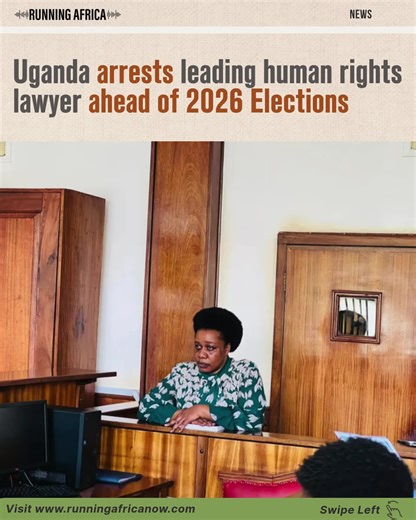 Prominent human rights lawyer Dr. Sarah Bireete will spend the 2026 election behind bars after the Buganda Road Court denied her bail last week. Bireete, a fierce advocate for fair polls and digital rights, was arrested just days after urging citizens to prepare for potential internet shutdowns. Follow @runningafrica for updates on the Uganda 2026 elections. #runningafrica