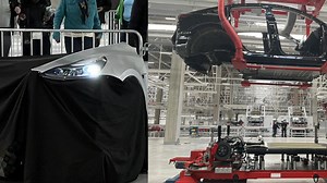 Tesla Model Y matrix LED headlights, structural battery, and front mega casting unveiled at Giga Berlin Giga-Fest - Tesla Oracle
