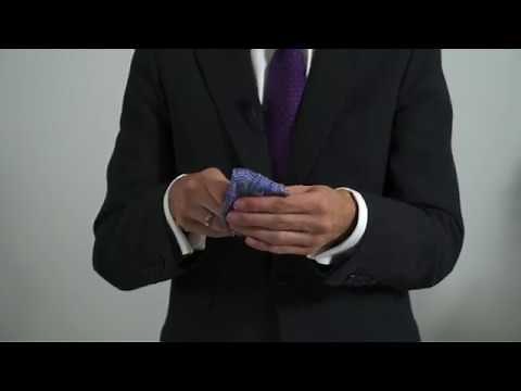 Einstecktücher falten - so wird es gemacht!