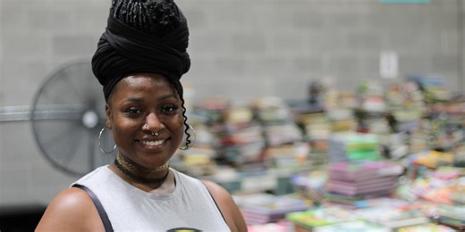 Volunteers spend Juneteenth packing books for kids in need in Africa