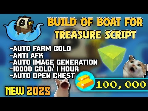 [NEW] Build A Boat For Treasure Script / Hack 2025 | OP Auto Farm/ Inf Gold + Auto Build