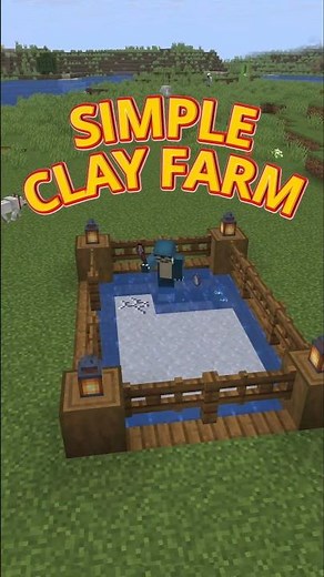 SIMPLE CLAY FARM TUTORIAL in Minecraft 1.21!