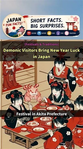 [Japan Facts] Demonic Visitors Bring New Year Luck in Japan