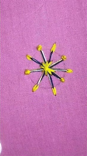 very easy hand embroidery 💥💥#shorts #loopstitch #beautiful #shortvideo #viral