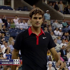 Simply outrageous... Roger Federer 🙌 🎥: 2009 US Open | US Open Tennis Championships
