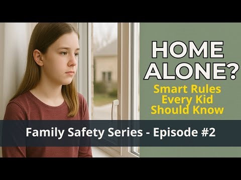 When You’re Home Alone — Smart Safety Rules Every Kid Should Know