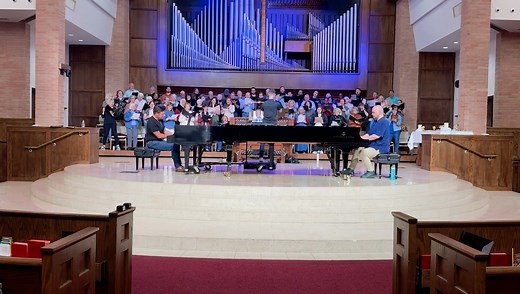 30K views · 744 reactions | A behind-the-scenes look at our dress rehearsal for Sunday’s concert! I’ve dreamed of bringing Cam and James LIVE together with a magnificent choir for years—and now it’s finally happening! Join us this Sunday, March 2nd, at 5:00 PM CST as The Chapelwood Choir takes the stage for an unforgettable evening of music. Enjoy this excerpt of “Here I Am, Lord” arranged by Ovid Young. We can’t wait to see you there! | Cameron Cody | Facebook