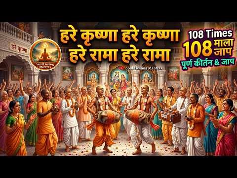 Hare Krishna Mahamantra Chanting 108 Times | Hare Krishna Hare Rama | ISKCON Kirtan | Harinam Kirtan