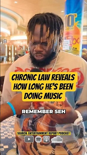 Chronic Law Reveals How Long He's Been Doing Music #chroniclaw #jamaica #trapdancehall