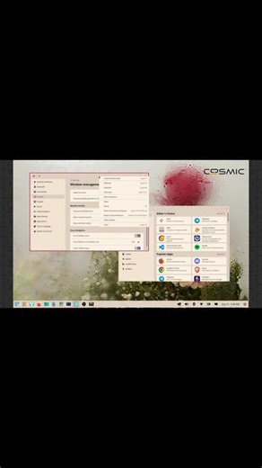 System76 on Instagram: "COSMIC floating windows features: Stack floating windows (just like tiled windows). Snap windows to any edge, maximize, minimze and fullscreen + sticky windows stay on top and follow you to any workspace you’re on. All with the mouse or keyboard shortcuts. COSMIC beta arriving September 25."