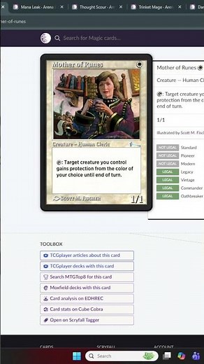 Key Arena Anthologies Cards in Brawl | Mother of Runes | #mtgbrawl #commander