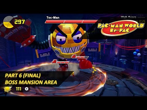 PAC MAN WORLD Re-PAC PC Gameplay | Part 6 (Final): Boss Mansion Area (No Commentary)