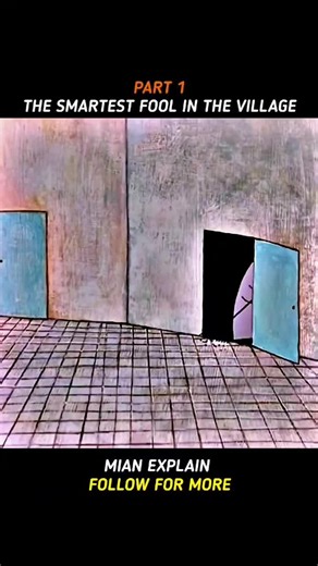 Part 1 THE SMARTEST FOOL IN THE VILLAGE #MustWatch #viral #storytime #funnycatoon #trendingvideo #explain