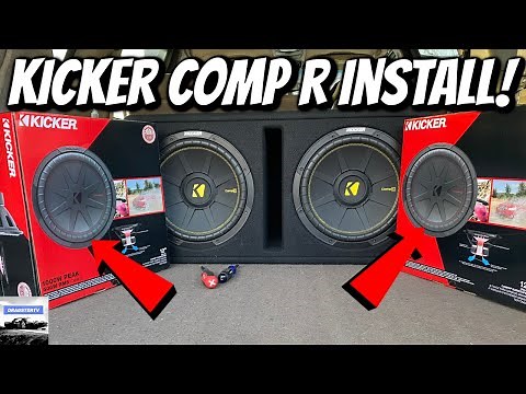 Two KICKER CompR 12" 2-Ohm Install in Ford Excursion