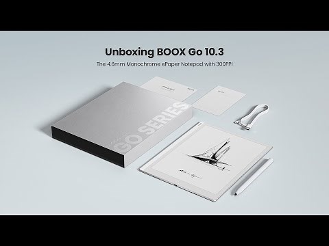 BOOX Go 10.3 Official Unboxing