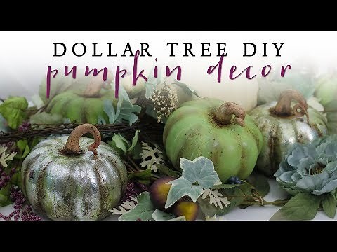 Dollar Tree DIY Pumpkin Decor