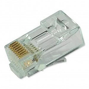 IDEAL Electrical 85-396 8P8C Modular Plugs Connector, RJ-45 Connector for CAT5e, Twisted Pair 100 MHz Cables, 50 Connectors