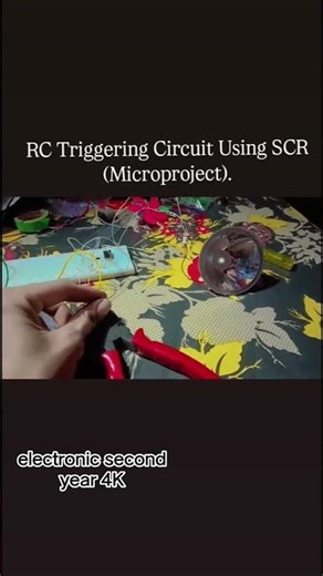 R C triggering circuit using SCR_#electronic