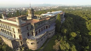 clip-8584045-aerial-top-view-chapultepec-castle-hill-forest