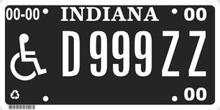Indiana expands options for blackout license plate