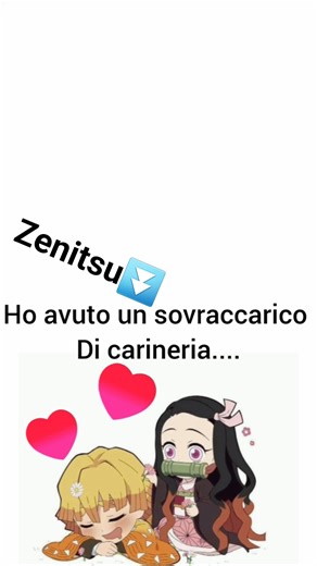 zenitsu e nezuko mini fumetto #fumetto #demonslayer #nezukochan #zenitsu