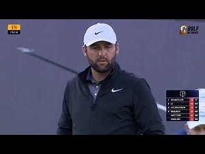 【全英OP25】スコッティ・シェフラー、7番パー5でイーグルを奪うなど4打差つけ全英オープン初制覇に王手