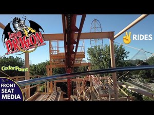 Two Rides on Iron Dragon roller coaster at Cedar Point