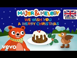 Major & Melody - We wish you a merry Christmas (Christmas songs for kids - singalong)