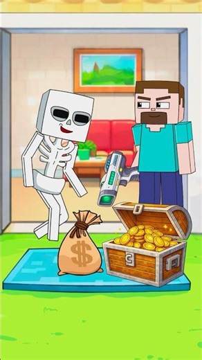 Minecraft vs Roblox - Steve’s Biggest Fear 😱 #minecraft