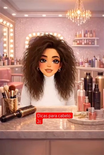 Cabelo 2c é um ondulado bem marcado com forma de ondas em s quase formando cachos #cabelo #shorts