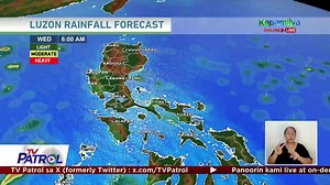 30K views · 834 reactions | Ang low pressure area sa gitna ng West Philippine Sea ay posibleng maging bagyo sa labas ng Philippine area of responsibility sa susunod na 24 oras. Isang bagong LPA naman ang puwedeng mabuo sa Philippine Sea bagama't hindi ito inaasahang magiging bagyo. Samantala, hindi gaanong magpapaulan ang mahinang habagat sa Miyerkules, June 25. | TV Patrol | Facebook