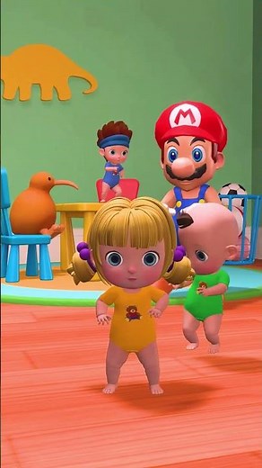 The Super Mario Galaxy Movie & Kids #animation #dancevideo