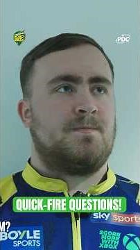 Luke Littler quick-fire questions! 🤔💨 | 2025/26 Paddy Power World Darts Championship