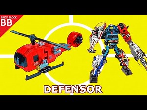 5 in 1 Combiner : Protectobot Blades ⚡️ Speed build Lego Transformers Defensor Sembo Block 103249