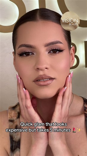 Fast makeup for lazy but pretty days ✨ #quickmakeup #fastmakeup #5minmakeup #makeuptutorial #grwm