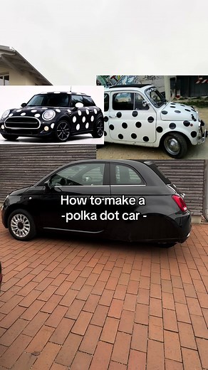 How to Make a Polka Dot Car Tutorial