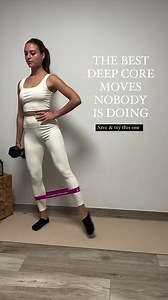 10K views · 120 reactions | Save this one‼️‼️ The number of deep core and glute muscles involved makes this exercise a 10/10 for effectiveness! The deepest core muscle group, the transverse abdominis, plays a key role by resisting movement in what is known as anti-lateral flexion. Not only is this the best way to strengthen the deep core for aesthetic benefits (a smaller waist results from stronger “corset” muscles), but | Laura.fitwoman | Facebook
